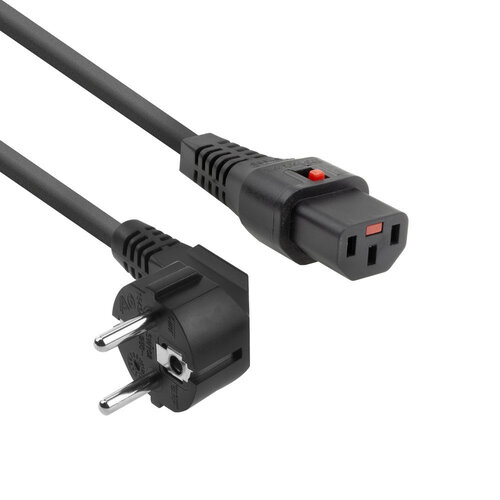 ACT POWERCORD RA - C13 LOCK 2.00M ACT POWERCORD RA - C13 LOCK 2.00M