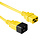ACT Stroomkabel C19-C20 - 3.0 meter Geel