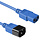 ACT Stroomkabel C13 naar C14 - 1.2 meter - Blauw