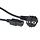 ACT Stroomkabel 10 meter CEE7/7 - C13 Zwart
