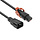 ACT Stroomkabel C13 Lock+ naar C14 - 3.0 meter - Zwart