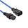 ACT Stroomkabel C13 Lock naar C14 - 1.5 meter - Blauw