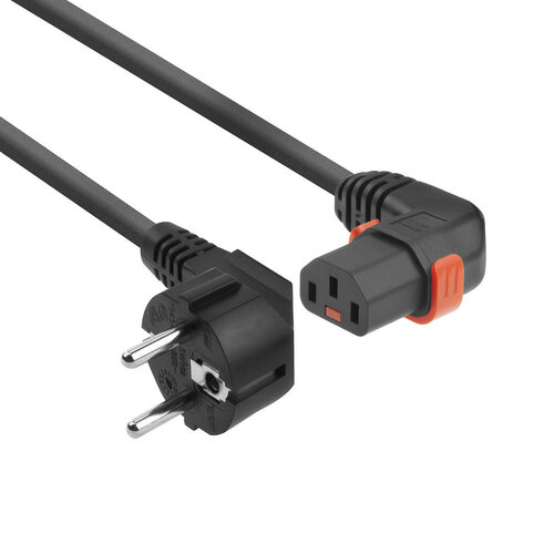 ACT PWR CORD CEE7/7-C13 LOCK R 1M ACT PWR CORD CEE7/7-C13 LOCK R 1M