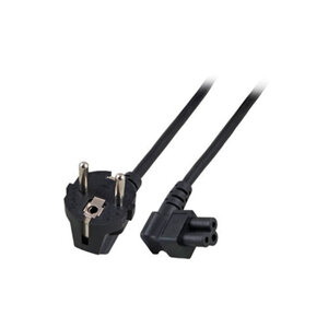 ACT POWERCORD CEE7/7 -C5 ANG BK 1M