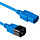 ACT Stroomkabel C13 naar C14 - 5.0 meter - Blauw