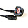 ACT POWERCORD UK-C13 5A BK 1.80M