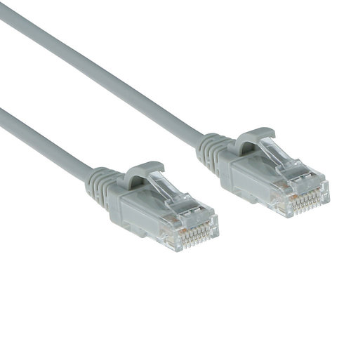 ACT CAT 6 UTP 2.0 meter SLIMLINE Grijs