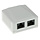 ACT WALL MOUNTBOX C6 2 PRT UNSH