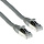 ACT CAT 6a S/FTP 0.5 meter SNAGLESS Grijs