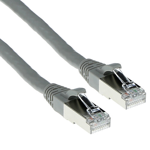 ACT CAT 6a S/FTP 2.0 meter SNAGLESS Grijs