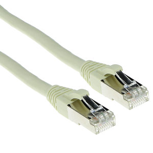 ACT CAT 6a S/FTP 0.5 meter SNAGLESS Ivoor