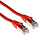 ACT CAT 6a S/FTP 0.5 meter SNAGLESS Rood