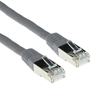 ACT CAT 6 S/FTP LSZH 0.5 meter Grijs