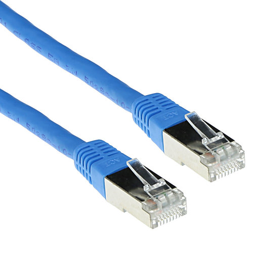 ACT CAT 6 S/FTP LSZH 0.5 meter Blauw