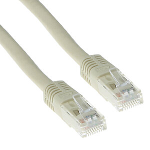 ACT CAT 6a UTP LSZH 1.5 meter Ivoor