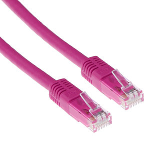 ACT CAT 6 UTP 0.5 meter Roze