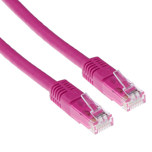 ACT CAT 6 UTP 1.0 meter Roze