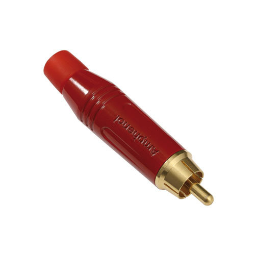Amphenol RCA MALE PLUG RED Amphenol RCA MALE PLUG RED