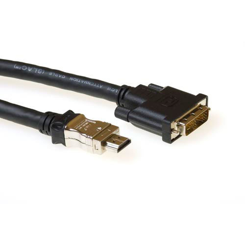 HDMI A - DVI-D - 10 meter (18+1 pin)