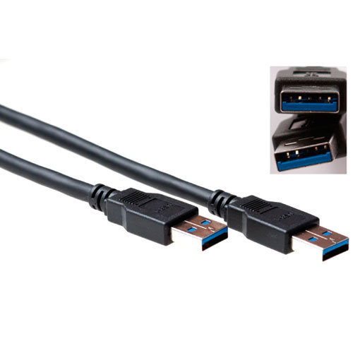 USB A - USB A kabel 2.0 meter USB A - USB A kabel 2.0 meter
