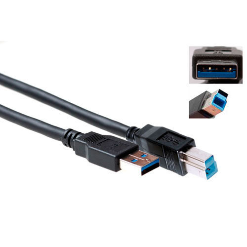 ACT USB A - USB B kabel - 1.0 meter ACT USB A - USB B kabel - 1.0 meter