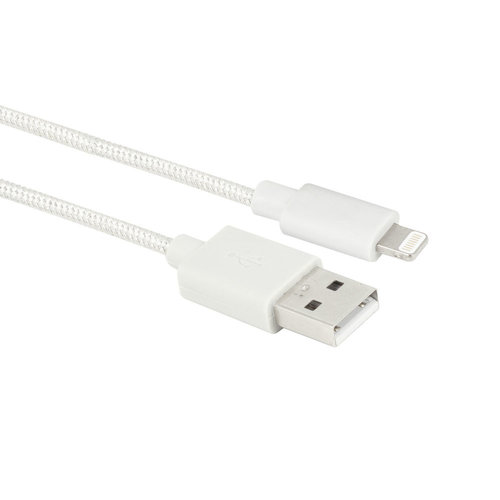 USB A - Lightning kabel 1.0 meter, MFI gecertificeerd USB A - Lightning kabel 1.0 meter, MFI gecertificeerd