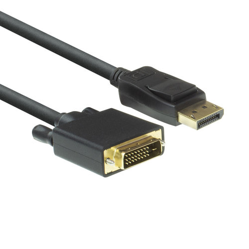 DisplayPort - DVI-D kabel - 1,8 meter (24+1)