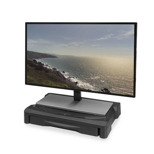 Monitor verhoger met lade - verstelbaar Monitor verhoger met lade - verstelbaar