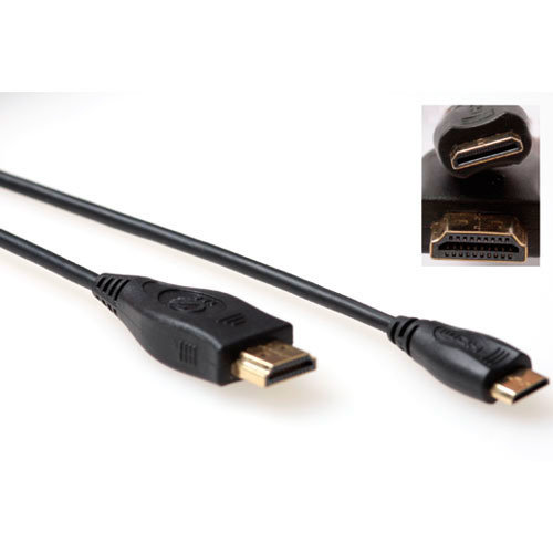 HDMI A - HDMI C kabel - 1.0 meter HDMI A - HDMI C kabel - 1.0 meter