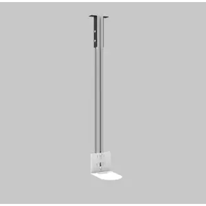 Braca Camera Plafondbeugel 100 cm Wit/Alu