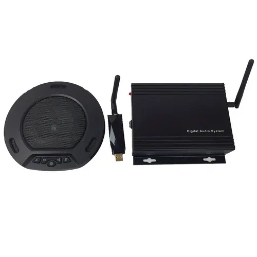 HuddleCamHD BIG Air zwart, draadloze USB speaker telefoon met draadloze ontvanger