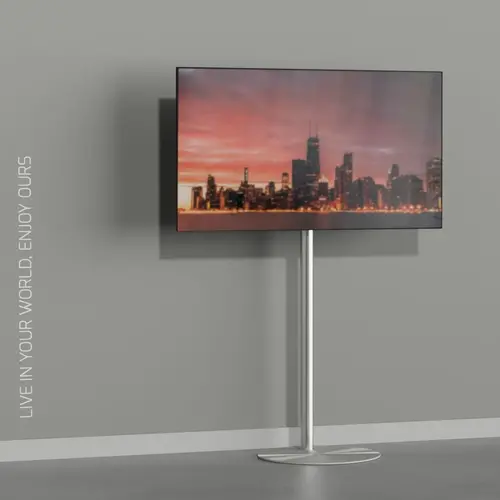 Cavus TV Standaard Sphere 150 cm RVS VESA 200x200 mm