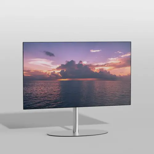 Cavus TV Standaard Ellips 60 cm RVS VESA 400x400 mm