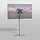 Cavus TV Standaard Ellips 150 cm RVS VESA 300x300 mm