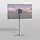 Cavus TV Standaard Ellips 150 cm RVS VESA 200x200 mm