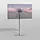 Cavus TV Standaard Ellips 150 cm RVS VESA 200x100 mm