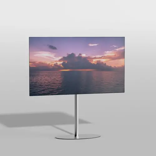 Cavus TV Standaard Ellips 120 cm RVS VESA 600x400 mm