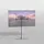 Cavus TV Standaard Ellips 120 cm RVS VESA 600x400 mm