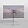 Cavus TV Standaard Ellips 100 cm RVS VESA 300x300 mm