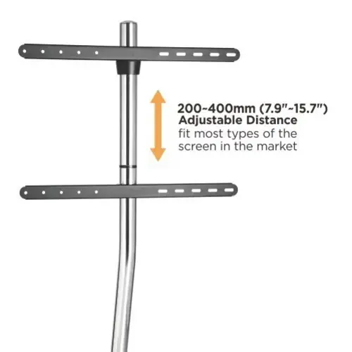 MyWall TV Standaard Chroom HP 122