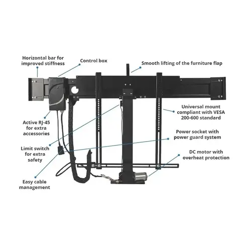 Sabaj TV Lift K3 Premium IR - 40 t/m 65 inch