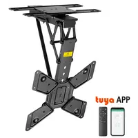 Draai -en Opklapbare Plafondbeugel Zwart