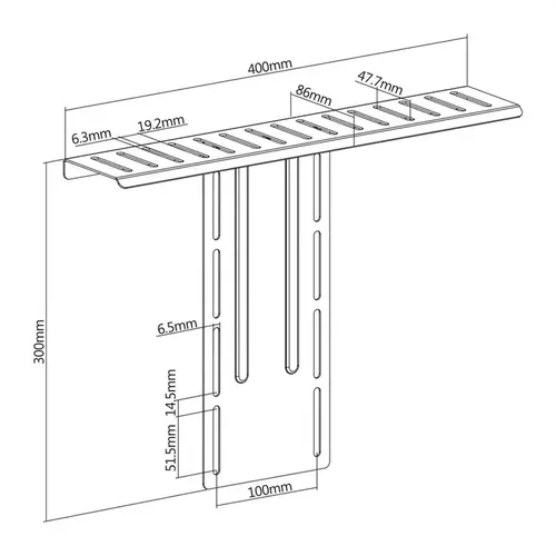 Braca VESA 100 Accessoires adapter