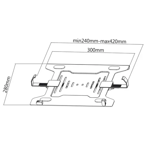 MyWall Universele VESA Laptop adapter