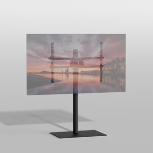 Cavus TV Standaard Square 100 - VESA 600x400 Zwart