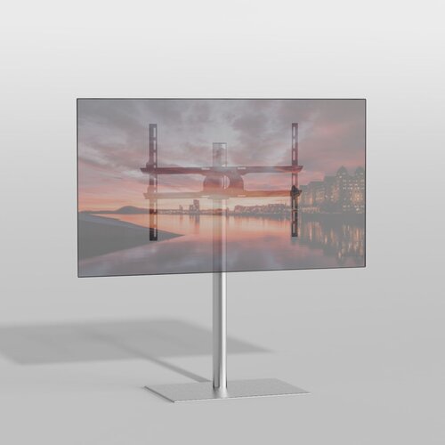 Cavus TV Standaard Square 100 cm RVS VESA 600x400 mm