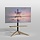 Cavus TV Standaard Cross 120 Hout/Zwart - VESA 300x300