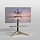 Cavus TV Standaard Cross 120 Hout/Zwart - VESA 400x300