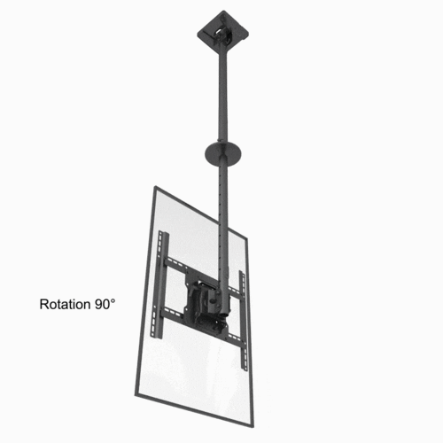 Multibrackets M Public Plafondbeugel Large Single 3000 Black Multibrackets M Public Plafondbeugel Large Single 3000 Black