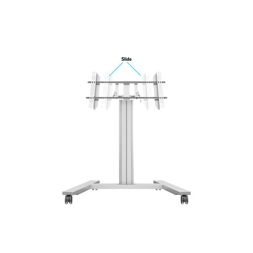 Multibrackets M Public Display Stand 110 HD Tilt & Table Silver